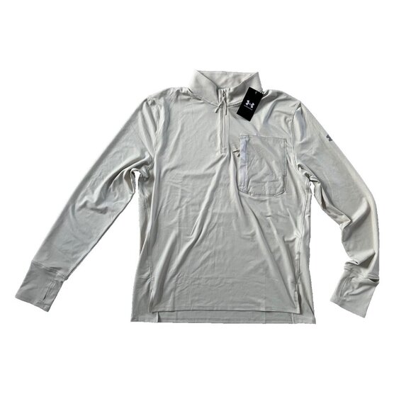 Under Armour 1383244 UA Launch Trail ¼ Zip Top Silt / Reflective ( L ) - Picture 4 of 5